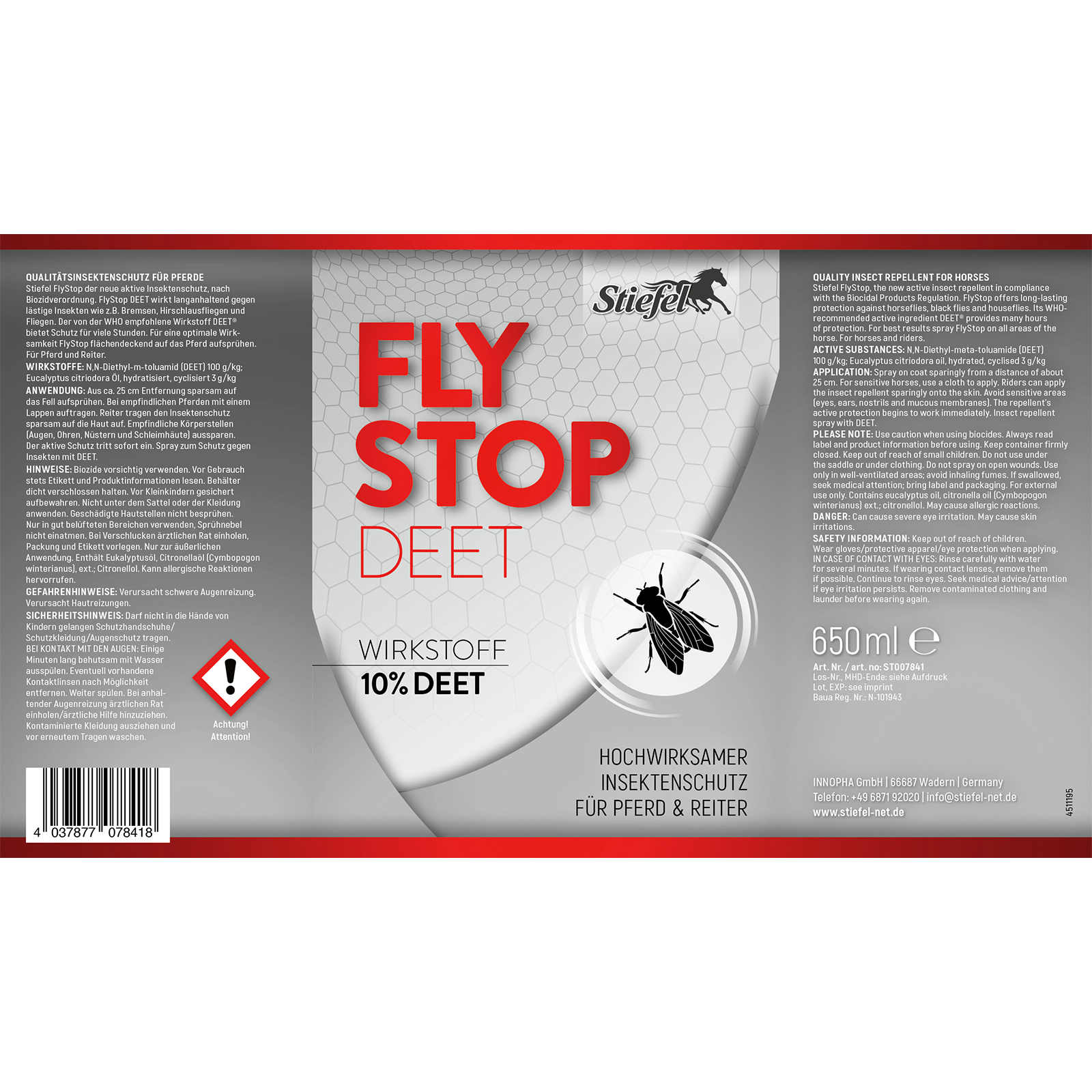 Stiefel_FlyStop DEET_650ml_ST007841.