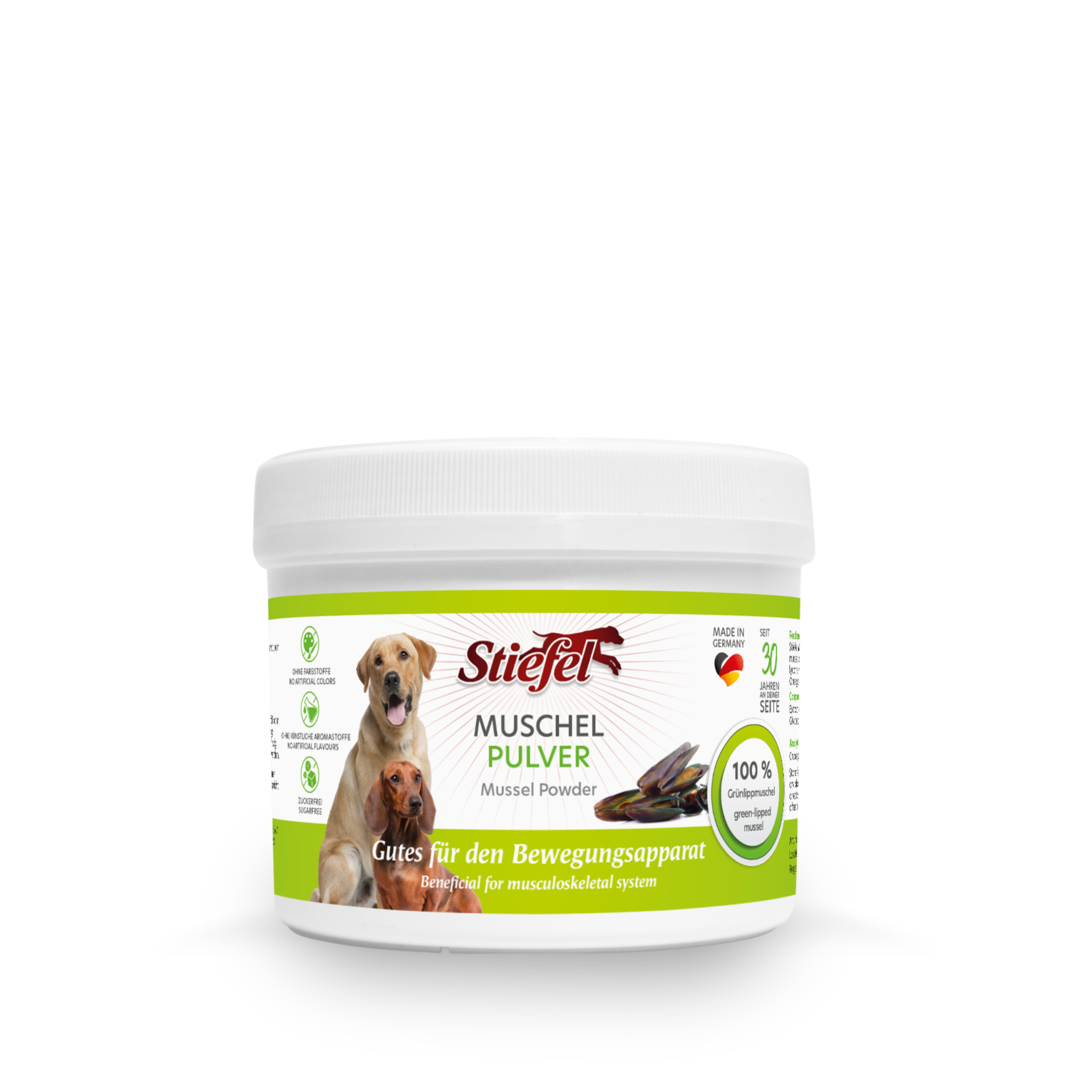 Stiefel_Muschelpulver_HUND_200 g_ST090051